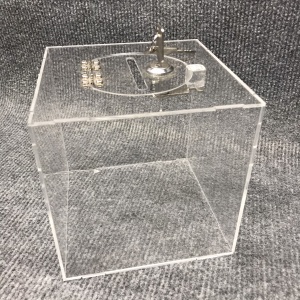 Thùng phiếu Mica - Thùng bốc thăm Mica 25 x 25 x 25cm